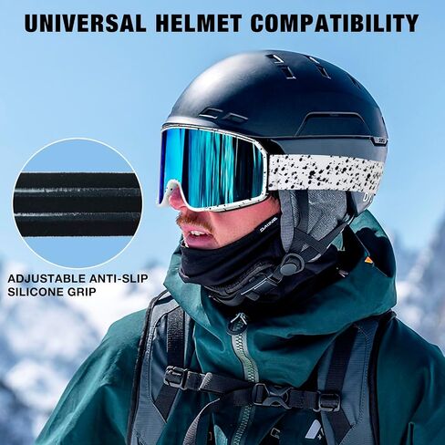 Ski Goggles OTG for Men Women, Anti-fog UV Protection Snowboard Goggles Skiing Snowmobile for Adult Youth in Kuwait