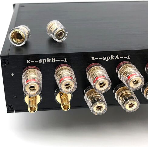 Two Amplifiers to Two Pairs of Speakers Selector Switch (2 to 2) Manual Switcher 2 in 2 Out Metal Enclosure (AS 0202) in Saudi Arabia