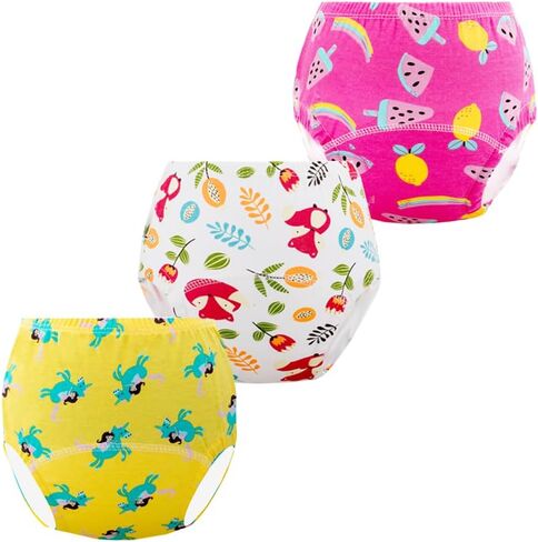 Potty Training Underwear for Girls, Toddler Learning Training Underwear Boys (10 Packs, 3-4T, Multicolor) in Saudi Arabia