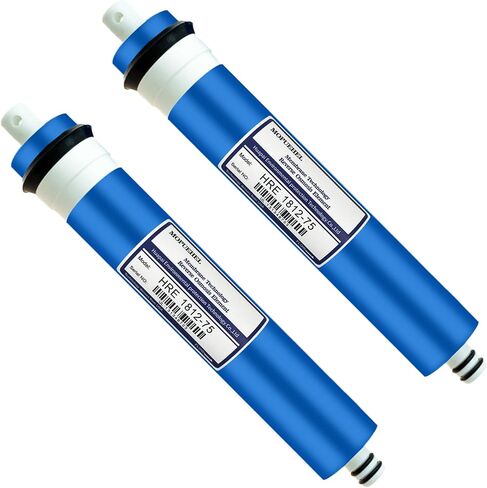 استبدال فلتر غشاء RO 75 GPD، أغشية التناضح العكسي، متوافق مع iSpring RCC7 / RCC7AK / RCC7P / RCC7P-AK / RCC7D / RCC7U، APEC ROES-UV75-SS/ROES-UV75 / ROES-PH75 (عبوة واحدة) in Kuwait