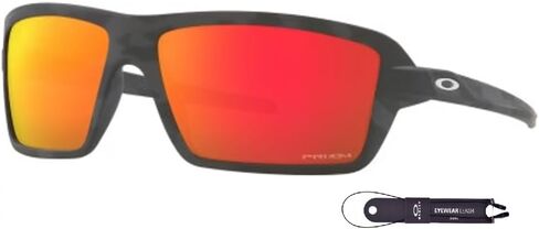 Oakley Cables OO9129 Rectangle Sunglasses for Men + BUNDLE Accessory Leash + Designer iWear Kit in Saudi Arabia