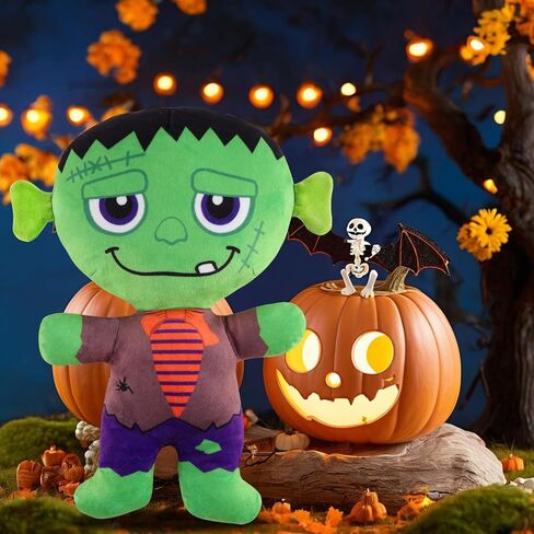 Halloween Skeleton Plush Doll,Halloween Stuffed Plush Toy, 12" Stuffed Plush Pillow Present for Girl Boy Halloween Decor Birthday Favor in Saudi Arabia