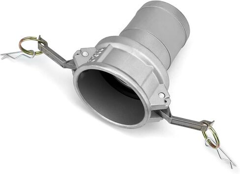 تركيب خرطوم QWORK Camlock، 4 قطع من سبائك الألومنيوم من النوع C وتركيب خرطوم الأخدود، 1.5 بوصة Camlock أنثى x 1.5 بوصة خرطوم عرقوب in Saudi Arabia