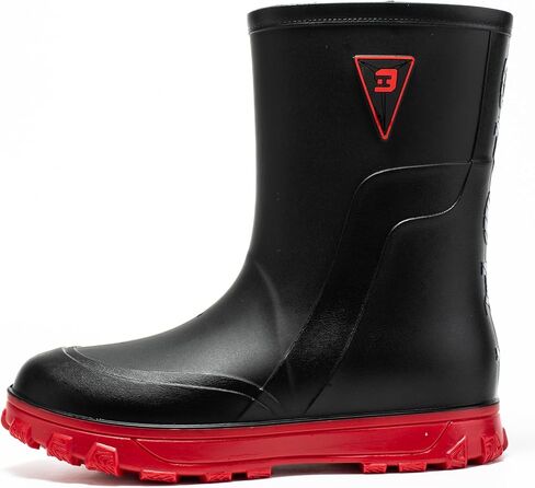 Waterproof Garden Rain Boots for Men Breathable Lightweight Mid Calf Deck Fishing Outdoor Slip Resistant Shoes in Saudi Arabia