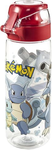 Zak 25-oz Pokemon Water Bottle with Flip-Top Cap & Carrying Loop- by, BPA-Free and Break Resistant in Saudi Arabia