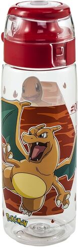 Zak 25-oz Pokemon Water Bottle with Flip-Top Cap & Carrying Loop- by, BPA-Free and Break Resistant in Saudi Arabia