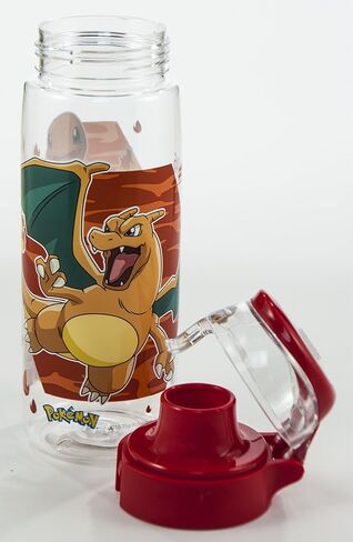 Zak 25-oz Pokemon Water Bottle with Flip-Top Cap & Carrying Loop- by, BPA-Free and Break Resistant in Saudi Arabia