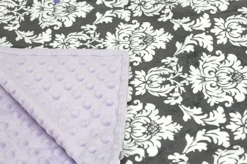 مظلة مقعد السيارة الفاخرة من Dear Baby Gear، طباعة مينكي مخصصة باللونين الرمادي والأبيض، لافندر مينكي دوت in Kuwait