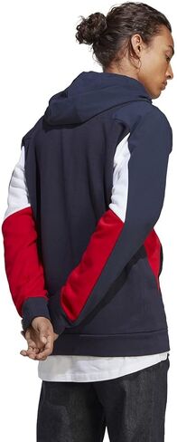 adidas Men's Essentials Colorblock Full-Zip Hoodie in Saudi Arabia