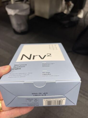 SRW Laboratories Nrv² Calm | Stress & Sleep Supplement | Stress Relief Supplement | Supports Nervous System & Stress Response, Calmness, Rest & Relaxation | 60 Capsules in Saudi Arabia