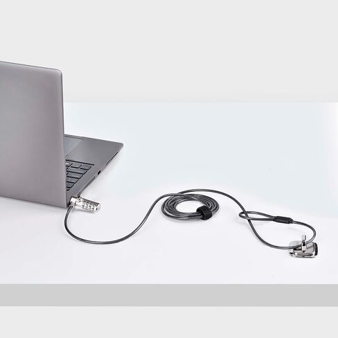 StarTech.com Slim Lock Nano Slot Compatible, 6.6ft (2m) Locking Cable, Desk Anti-Theft Security for Laptop/Notebook Computer in Saudi Arabia