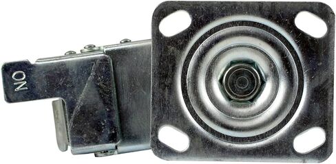 Pack of 4 - RK Heavy Duty Moldon Rubber Swivel Casters Iron Wheel, 6" x 2", Capacity: 500 lbs/Ea in Kuwait