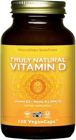 HealthForce SuperFoods Truly Natural Vitamin D - 60 Vegan Capsules in Saudi Arabia