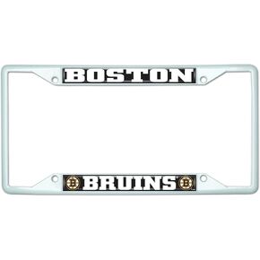 FANMATS 43962 NHL - New York Rangers License Plate Frame - White – Easy Installation on Truck, SUV, Car - Ideal Gift for Die Hard NHL Fan