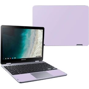 Mightyskins Skin Compatible with Samsung Chromebook Plus LTE (2018) - Solid Blush | Protective, Durable, and Unique Vinyl Decal Wrap Cover | Easy to Apply, Remove, and Change Styles | Made in The USA