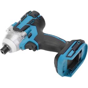 Screwdriver Machine, Brushless Impact Wrench for Battery 21V, Cordless Impact Wrench Rechargeable Electric Wrench,Rubber Handle Tungsten Steel Shaft