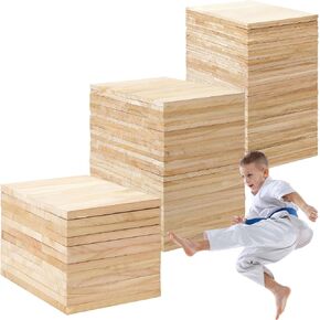 Geetery Taekwondo Karate Breaking Boards, Professional Wood Breaking Board Martial Arts Boards for Kids Youth Adults Boxing Equipment