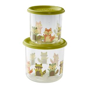 Sugarbooger Good Lunch Snack Containers Large Set-of-Two, What Did The Fox Eat