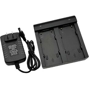 Dual Battery Charger for Trimble, BC-30D Battery Charger Station for Trimble 5700/5800/R8/R7/R6 GNSS TSC1 GPS Receiver 54344 Battery