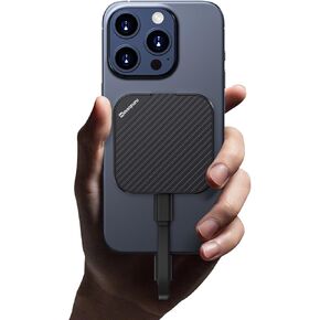 minisopuru Portable M.2 2230 NVMe SSD Case with Magsafe for iPhone 15 Pro and 16 Pro, 10Gbps USB C M.2 Case Supports M and B+M Key NVMe SSD (up to 2TB), Suitable for Multiple USB C Interface Devices