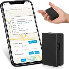 ABLEGRID GPS Tracker for Vehicles Small Real Time Tracking Device for Car 3400mAh 30 Days Battery Magnetic 4G LTE Car Tracker Locator - First Month Free