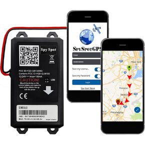 Spy Spot Wired GPS Tracker for Vehicles | 12/24v Car Battery Installation | Waterproof Tracking Device for Fleets, Trucks, and Boats | 4G LTE Queclink (Subscription Required)