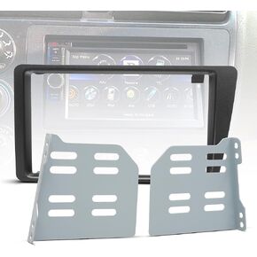 NuIth Double DIN Aftermarket Radio Installation Dash Kit for 2001-2005 Honda Civic Radio Dash Stereo Mounting Installation Trim Bezel Bracket Kits