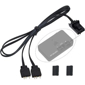 airgoo 3pin Splitter Adapter Cable only for Corsair Lighting Node Pro Corsair Commander Core XT Commander Pro