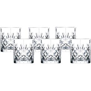 Lorren Home Trends Melodia Crystal Wine Glass Set of 6