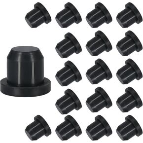 20 PCS Silicone Plug, T Shaped Hollow Silicone Stopper Hole Plugs, Silicone Hole Plug, Round Hole Flexible Stoppers for 15mm Hole