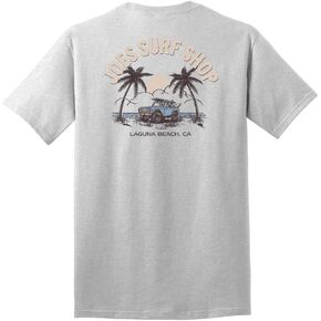 JOES SURF SHOP Men's Early Bird Logo Heavyweight Tees in Regular, Big and Tall