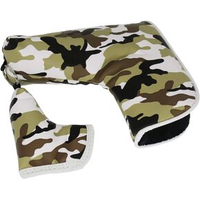 HISTAR Golf Head Cover Putter Cover Protector Camouflage Pattern Soft PU
