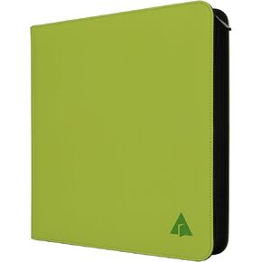 Rayvol Premium 12-Pocket Card Binder - Fits 1104 Trading Cards, Side Loading Ringless Card Collection Album for TCG and Sports Cards