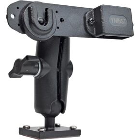 Handheld Radio Holder&CB Radio Mic Hanger,Drill Base Mount W/Self-tapping Screws Adhesive Bottom,for Motorola Talkabout Cobra BaoFeng Portable Walkie Talkie Ham CB Speaker Mic
