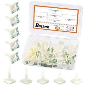 90Pcs 6 Sizes 0.21" 0.25" 0.31" 0.39" 0.5" 0.64" Supporting Height Adhesive PCB Spacers Insulated Sticky Reverse Mount PCB Spacers Standoffs Kit Plastic Screw PCB Spacers for PCB PC Board