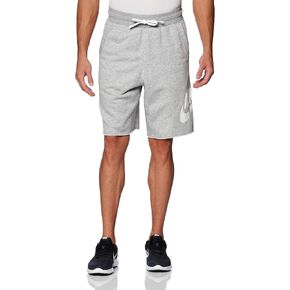 Nike Club Alumni Men's French Terry Shorts (Dark Grey Heather/White/White, DX0502-063)