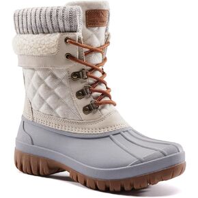 ALEADER Womens Winter Snow Boots | Waterproof Shell | Duck Boots