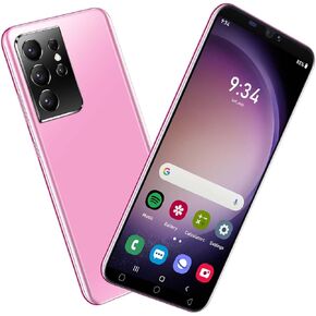 Cheap Smartphone, 5.0 Inch Dual SIM 3G Unlocked Mobile Phone, Quad Core 16GB ROM, Android 9.0, Dual Camera, GPS/WiFi/Bluetooth/Face ID Cell Phones (Pink)