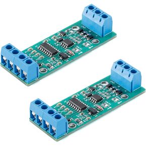 2Pcs RS232 to RS485 Serial Converter Adapter Bidirectional Converter Level Communication Protocol Converter Serial Port Conversion Module