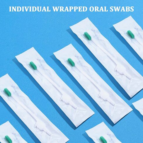 10 Pcs Suction Swab Toothbrush Care Swab Suction Toothbrush Disposable Oral Swabs Toothbrush for Suction Machine Sponge Individually Wrapped for Elderly Adults Oral Dental Mouth Care (Green) in Saudi Arabia