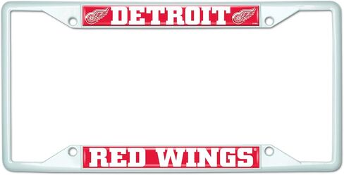 FANMATS 43962 NHL - إطار لوحة ترخيص New York Rangers - أبيض - سهل التركيب على الشاحنة، سيارات الدفع الرباعي، السيارة - هدية مثالية لمحبي Die Hard NHL in Saudi Arabia