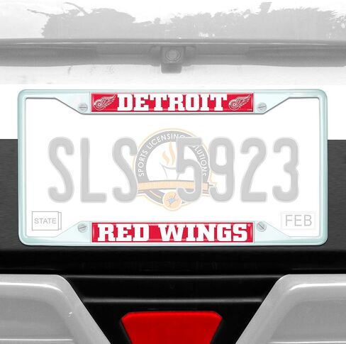FANMATS 43962 NHL - إطار لوحة ترخيص New York Rangers - أبيض - سهل التركيب على الشاحنة، سيارات الدفع الرباعي، السيارة - هدية مثالية لمحبي Die Hard NHL in Saudi Arabia