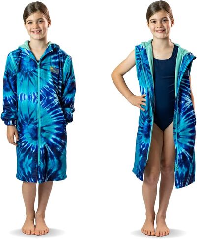 SCHMIK Unisex Swim Parka. Inc Swim Bag. Warm Change Coat. Girls, Boys & Kids. in Saudi Arabia