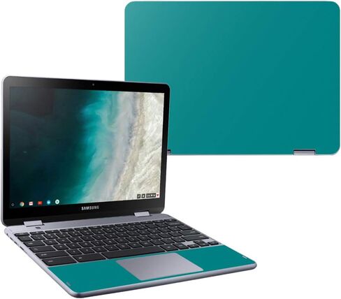 Mightyskins Skin Compatible with Samsung Chromebook Plus LTE (2018) - Solid Blush | Protective, Durable, and Unique Vinyl Decal Wrap Cover | Easy to Apply, Remove, and Change Styles | Made in The USA in Saudi Arabia