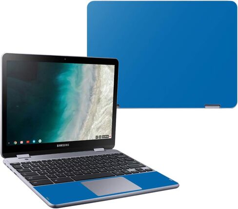 Mightyskins Skin Compatible with Samsung Chromebook Plus LTE (2018) - Solid Blush | Protective, Durable, and Unique Vinyl Decal Wrap Cover | Easy to Apply, Remove, and Change Styles | Made in The USA in Saudi Arabia