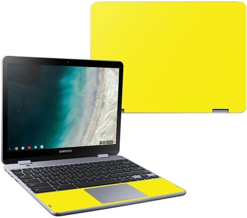 Mightyskins Skin Compatible with Samsung Chromebook Plus LTE (2018) - Solid Blush | Protective, Durable, and Unique Vinyl Decal Wrap Cover | Easy to Apply, Remove, and Change Styles | Made in The USA in Saudi Arabia