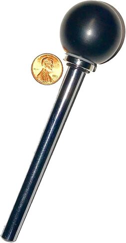 SBD’s World Class Magnetic Hitch Pins 4-1/4" Locking Length | Hard Plastic Round T Handle Knobs | Universal Fitness Eqpt Weight Stack SELECTOR Key - Cotterless 3/8" Dia Chrome Pl Steel Shaft in Kuwait