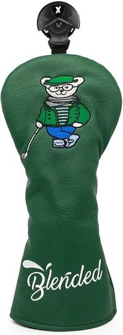 Golf Club Covers for Driver, Fairway, Hybrids - 4 Options - Golf Driver Headcover/Golf Fairway Wood Head Cover/Hybrid Headcover for Men/Women Golfer - Green Synthetic Leather in Saudi Arabia