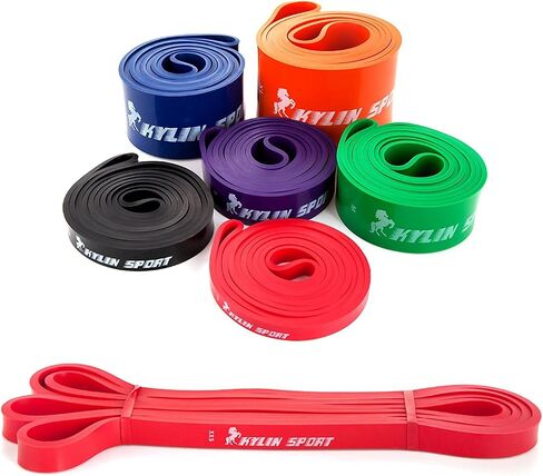 KYLIN SPORT Resistance Band Assisted Pull Up Bands Training Yoga Pilates Elastic Loop Stretch for Cross Workout Gymnastics Power-lifting in Saudi Arabia