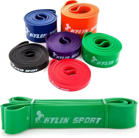 KYLIN SPORT Resistance Band Assisted Pull Up Bands Training Yoga Pilates Elastic Loop Stretch for Cross Workout Gymnastics Power-lifting in Saudi Arabia